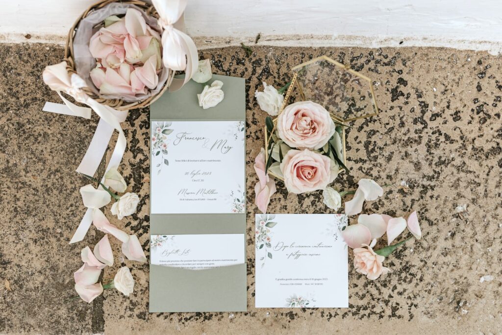 Wedding stationery matrimonio in Puglia